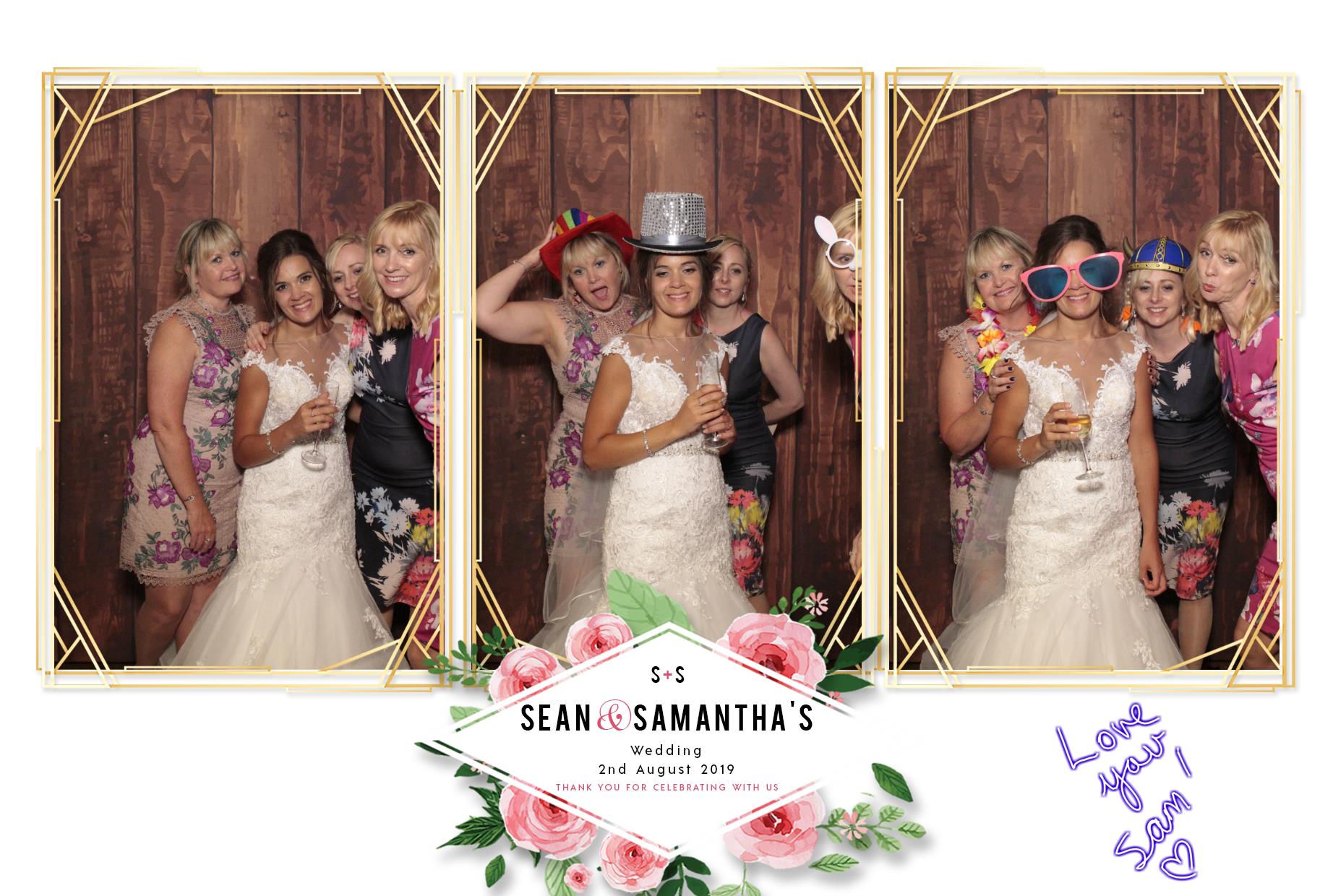 Samantha & Sean's Wedding | View more photos from the event at gallery.myphotoboothexperience.co.uk/u/MyPhotoBoothExperienceLtd/Samantha-Seans-Wedding